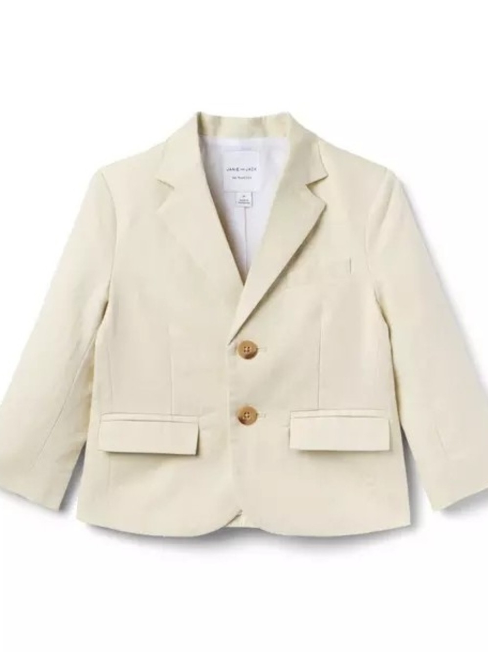 Janie And Jack Cream Linen Suit First Communion Wedding